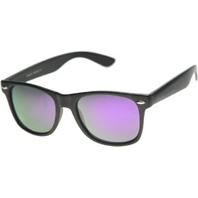zeroUV - Matte Black Horn Rimmed Sunglasses
