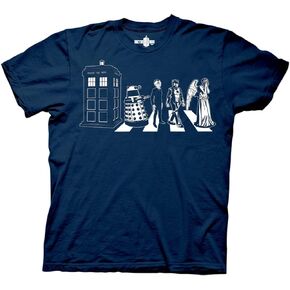 Ripple Junction Doctor WHO Detailed Street Crossing Adult T-Shirt