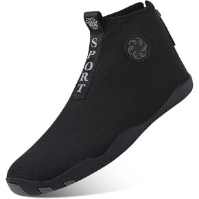 Cozystep Beach Wet Water Shoes Mens Womens Wetsuit Boots Quick Dry Water Pool Trainer Sport Shoes for Swim Surf Beach Boating Snorkeling Diving Running Yoga