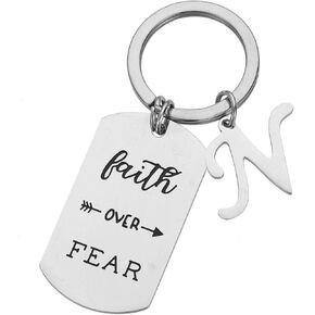 هدية سلسلة مفاتيح أولية ملهمة من Augonfever Over Fear