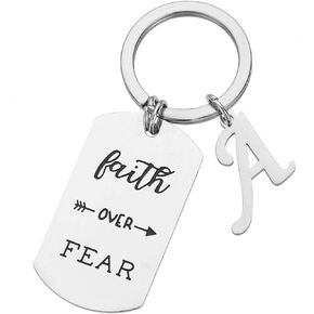 هدية سلسلة مفاتيح أولية ملهمة من Augonfever Over Fear