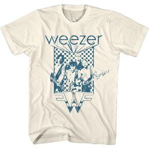 Weezer Rock Music Band & Logo Vintage Style Adult Short Sleeve T Shirt Graphic Tees