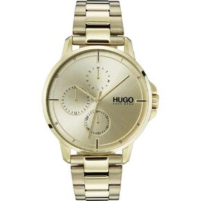HUGO Men's #Focus 42mm Quartz Multifunction Watch | Water Resistant | Premium Fashion Timepiece for All Occasions