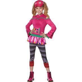 Spirit Halloween Girls Zoey Fortnite Costume | OFFICIALLY LICENSED