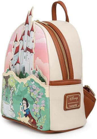 Loungefly Snow White Castle Disney Princess Mini Backpack Purse in Saudi Arabia