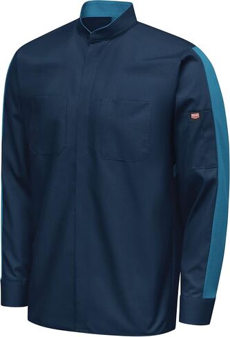 Red Kap Men's Long Sleeve Two-Tone Pro+ Work Shirt with Oilblok and Mimix in Saudi Arabia