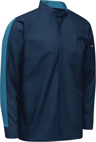 Red Kap Men's Long Sleeve Two-Tone Pro+ Work Shirt with Oilblok and Mimix in Saudi Arabia