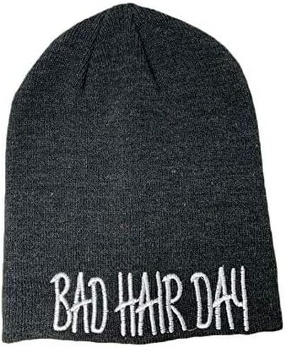 Long Beanie with Bad Hair Day Embroidery in Kuwait