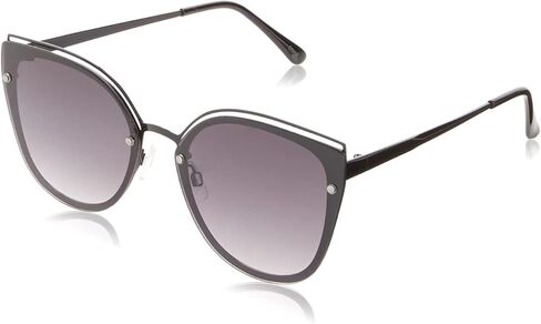 Th809 نظارة شمسية نسائية واقية من الأشعة فوق البنفسجية بنسبة 100% على شكل عين القطة. هدايا أنيقة لها، 64 ملم in Kuwait