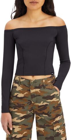 Levi's womens Graphic Lexie Bardot Top fashion-t-shirts in Saudi Arabia