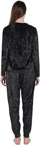 طقم بيجامات ESTAMICO للنساء مكون من قطعتين ملابس نوم مريحة وأكمام طويلة وسراويل نوم in Kuwait