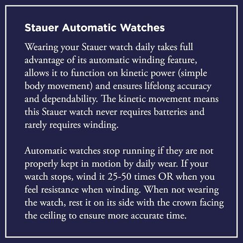ستاور ساعة ماجنيفيكات II اوتوماتيكية بهيكل ذهبي وسوار من الجلد الاسود الاصلي للرجال in Kuwait