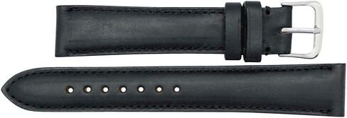 صُنع في الولايات المتحدة الأمريكية - حزام ساعة من جلد Horween Chromexcel الأصلي باللونين الأسود والبني بأحجام قصيرة ومنتظمة وطويلة - إبزيم ذهبي وفضي ودبابيس متضمنة - المصنع مباشرة 16 مم 17 مم 18 مم 19 مم 20 مم 22 مم 24 مم in Kuwait