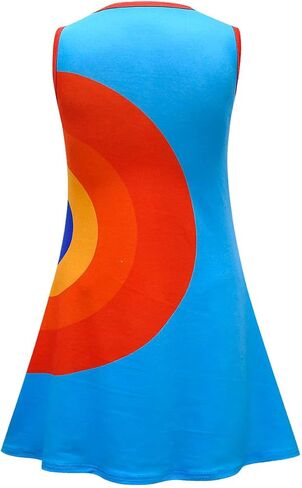 فستان جيري كاجوال برسومات جرافيكية، ملابس رسمية in Kuwait