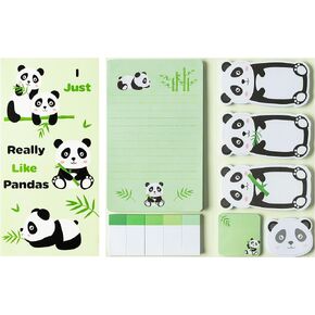I Just Really Like Otters Sticky Notes Set, 550 Sheets, Cute Cartoon Otters Self-Stick Notes Pads Sea Animal Divider Tabs Bundle Writing Memo Pads Back to School Office Supplies Small Gift