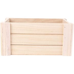 Zerodeko 1pc Wooden Desktop Storage Basket Wood Storage Basket Wooden Desk Case Retro Storage Case Wood Storage Case Table Organizer Wooden Desk Organizer