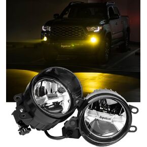 Tacoma Fog Lights 2012-2022, 2014-2021 Tundra Trunk, 900% Super Brighter Toyota Camry 2017-2018 LED Fog Light Assembly, 60W High-Intensity 1:1 Plug-N-Play OEM Replacement Kit for, Pack of 2