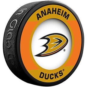 Ducks Officially Licensed Retro Design Hockey Puck