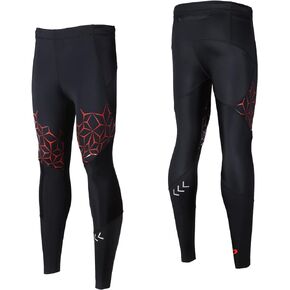 SUMARPO Compression Pants Men Women, Strong Power Recovery Compression Tights for Endurance Running, Knee Support, Quick Dry