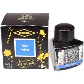 Diamine Refills Blue Velvet Bottled Ink 40mL