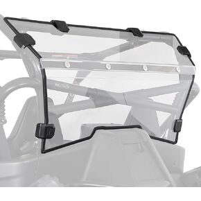 KEMIMOTO Rear Windshield Compatible with 2022-2024 CFMOTO ZForce 950 H.O /950 H.O.E.X. /2020-2022 ZForce 950 Sport Windshield Hard-coated Polycarbonate Rear Window Scratch Resistant