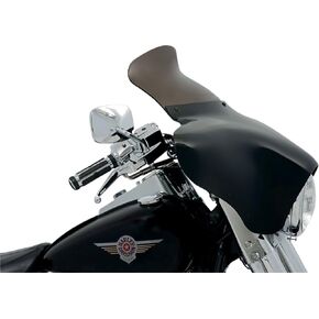 Memphis Shades MEP8561 Smoke Windshield (Batwing Fairing Spoiler Batwing Fairing 9" height, Smoke )