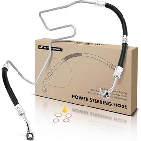 A-Premium Power Steering Hose Pressure Line Hose Assembly Compatible with Volkswagen Jetta 2000-2005 Golf GTI 2006 Audi A3 1.8L 2.0L Turbo Manual Trans.