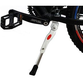 BlueSunshine 24 to 26 Inch Bicycle Kickstand with Bike Chainstay Protector - Aluminum Alloy Stand for Mountain, MTB and Road Bikes - Easy Installation, Adjustable Length 300mm-340mm
