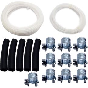 White 4mm Fuel Pipe Hose Line Kit Replacement 89031118 Compatible with Webasto Eberspacher Heater