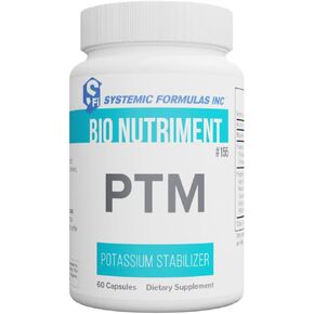Systemic Formulas PTM Potassium Stabilizer 60 Capsules Bio Nutriment #155.