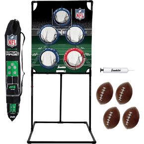 Franklin Sports Target Toss Games - Kids Football + Baseball Target Toss Games for Indoors + Outdoors - Fun Football + Baseball Throwing Games for Kids - Includes Targets + Mini Toy Balls