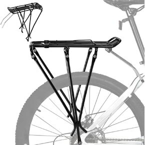 Rear Bike Rack,Adjustable Bike Cargo Rack, Bicycle Rear Luggage Touring Carrier Racks, Mountain Road Bike Pannier Rack for 24"-29" Bike