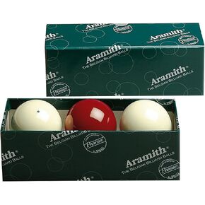 Aramith 61.5 mm Premier Carom Billiard Balls, Complete 3 Ball Set