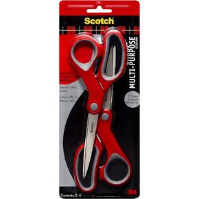 Scotch™ Multi-Purpose Scissor, 8 in, 2-Pack