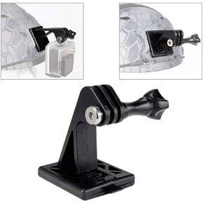 AOUTACC Tactical Helmet Excavator Mounts for GoPro Bracket Helmet or NVG Helmet Base (Black)