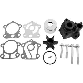 Water Pump Impeller Repair Kit with Housing 692-W0078-02-00 for Yamaha Outboard 60 70 75 80 85 90 HP C85 CV85 C90 2 Stroke Replace Sierra 18-3370 18-3371 692-W0078-A0-00 692-W0078-00-00