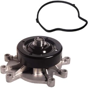 AW7163 Professional Water Pump Kit With Gasket Fit For (Engine 3.7L V6;4.7L V8) Chrysler Aspen [ Dodge Dakota Durango Nitro Ram 1500 ] Jeep Commander Grand Cherokee Liberty/Mitsubishi Raider