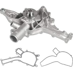 IRONTREE AW9379 Professional Water Pump Kit with Gasket Compatible with Chrysler Crossfire, Mercedes-Benz C240 C280 C320 E320 E430 E500 ML320 ML350 SLK320, 2.6L 2.8L 3.2L 3.7L 4.3L 5.0L V6 V8 Engine