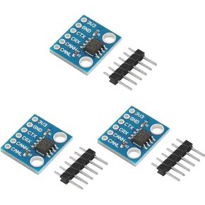 HiLetgo 3pcs SN65HVD230 CAN Bus Transceiver Communication Thermal Protection Slope Control Module for Arduino Controller Board
