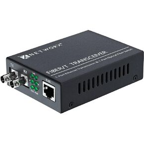 Gigabit Ethernet Fiber Media Converter - UTP to 1000Base-LX - ST Multimode, 5...