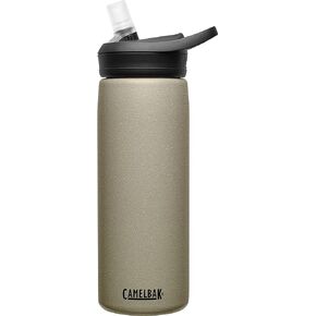 زجاجة مياه CamelBak Eddy+ مع شفاطة سعة 20 أونصة - ستانلس ستيل معزول، سماوي أرجواني