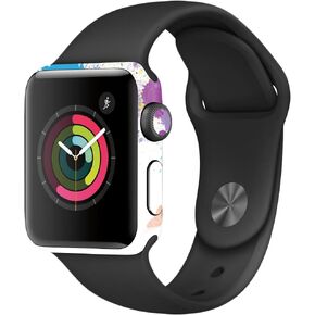 MightySkins Skin Compatible with Apple Watch Series 2 38mm - Splash of Color | Protective, Durable, and Unique Vinyl Decal wrap Cover | Easy to Apply, Remove, and Change Styles | Made in The USA