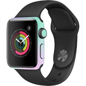غلاف MightySkins متوافق مع Apple Watch Series 2 38mm - حلوى القطن | غطاء ملتف واقٍ ومتين وفريد ​​من نوعه من الفينيل | سهل التطبيق والإزالة وتغيير الأنماط | صنع في الولايات المتحدة الأمريكية