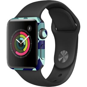 MightySkins Skin Compatible with Apple Watch Series 2 38mm - Geo Tile | Protective, Durable, and Unique Vinyl Decal wrap Cover | Easy to Apply, Remove, and Change Styles | Made in The USA