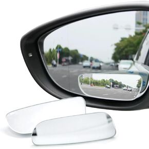 Blind Spot Mirror 2 Pack, Convex Mirror Car Blind Spot Car Mirror Blindspot Mirror for Car, Side Mirror Blindspot Rearview Mirror Accessories Car Accessories (3.66"x1.30")