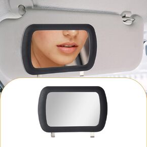 Pincuttee Car Visor Mirrors 1PC,Car Sun Visor Makeup Mirror,Visor Makeup Mirror Clip,Clip-On Visor Mirror,HD Mirror Suitable for Most Vehicle(5.11inchx3.15inch)