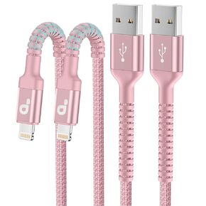 iPhone Charger, [Apple MFi Certified] 2Pack 10FT Long Lightning Cable Nylon Braided Cable iPhone Charger Cord Compatible with iPhone 14 13 12 11 Pro Max XR XS X 8 7 6 Plus iPad and More