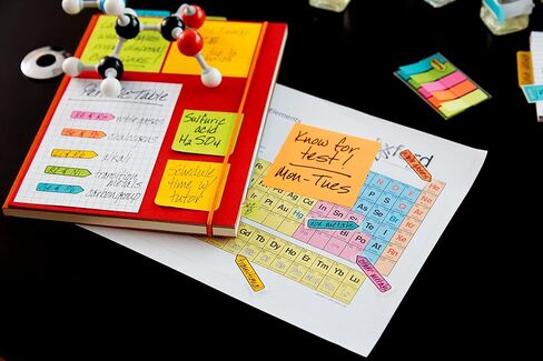 ملاحظات لاصقة فائقة الجودة من Post-it، 4x6 بوصة، 3 وسادات، 2x قوة الالتصاق، بيضاء مع خطوط شبكية زرقاء، قابلة لإعادة التدوير (660-SSGRID) in Saudi Arabia