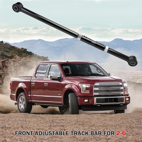 YIZBAP شريط مسار أمامي قابل للتعديل 2 "-6" لـ 1999-2004 F250 F350 1999-2005 شريط مسار فولاذي مزورة للرحلات لرفع التعليق 2 "-6" in Kuwait