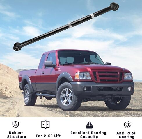 YIZBAP شريط مسار أمامي قابل للتعديل 2 "-6" لـ 1999-2004 F250 F350 1999-2005 شريط مسار فولاذي مزورة للرحلات لرفع التعليق 2 "-6" in Kuwait